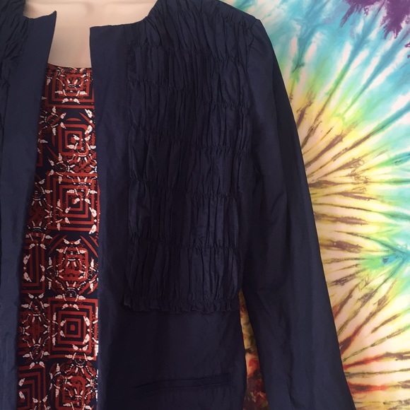 Chico’s Rouched Front Rachel Solid Midnight - Picture 3 of 8